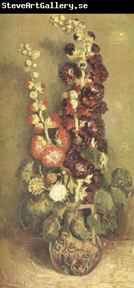 Vincent Van Gogh Vase wtih Hollyhocks (nn04)